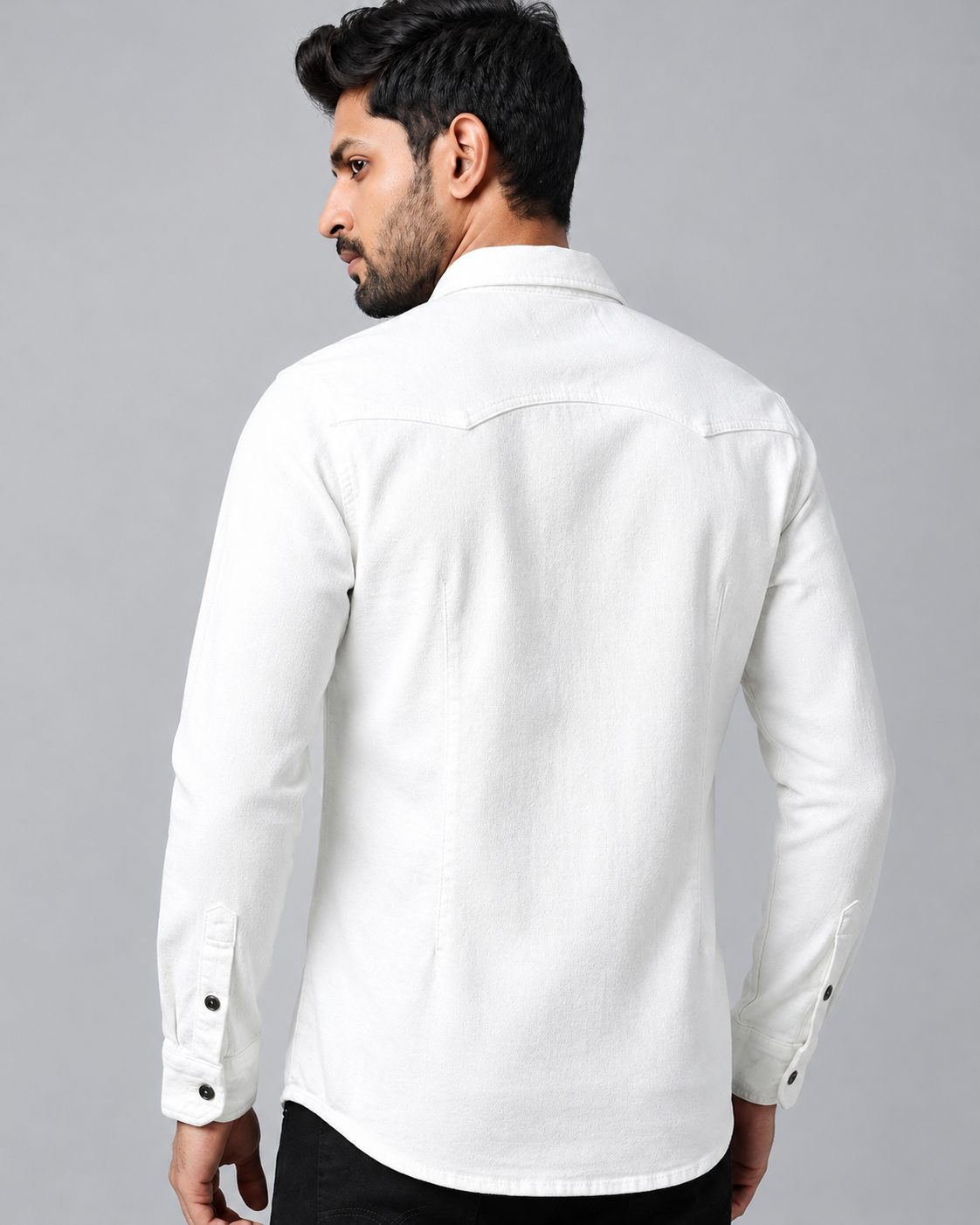 Ivory Denim Shirt
