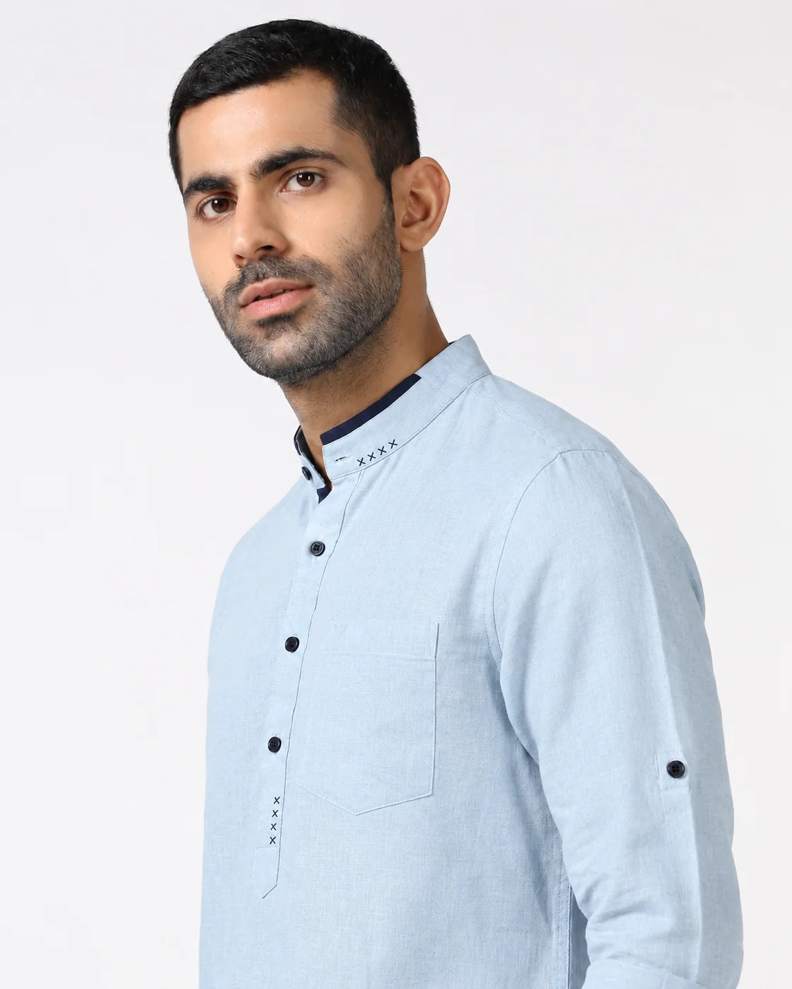 Breeze Slub Shirt in Red