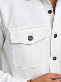 Ivory Denim Shirt
