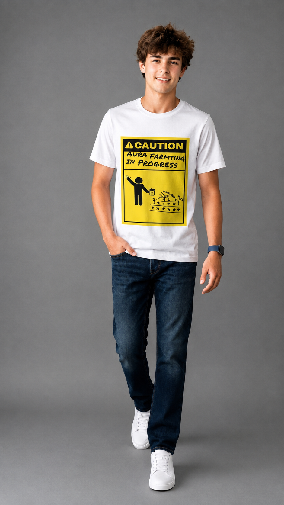 Caution Tee
