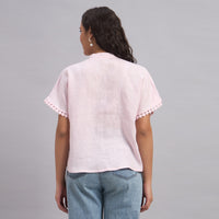 Evora Linen Blouse