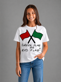 Flag Tee in Grey