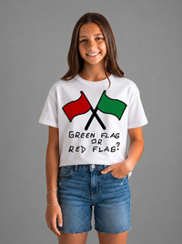 Flag Tee in Grey