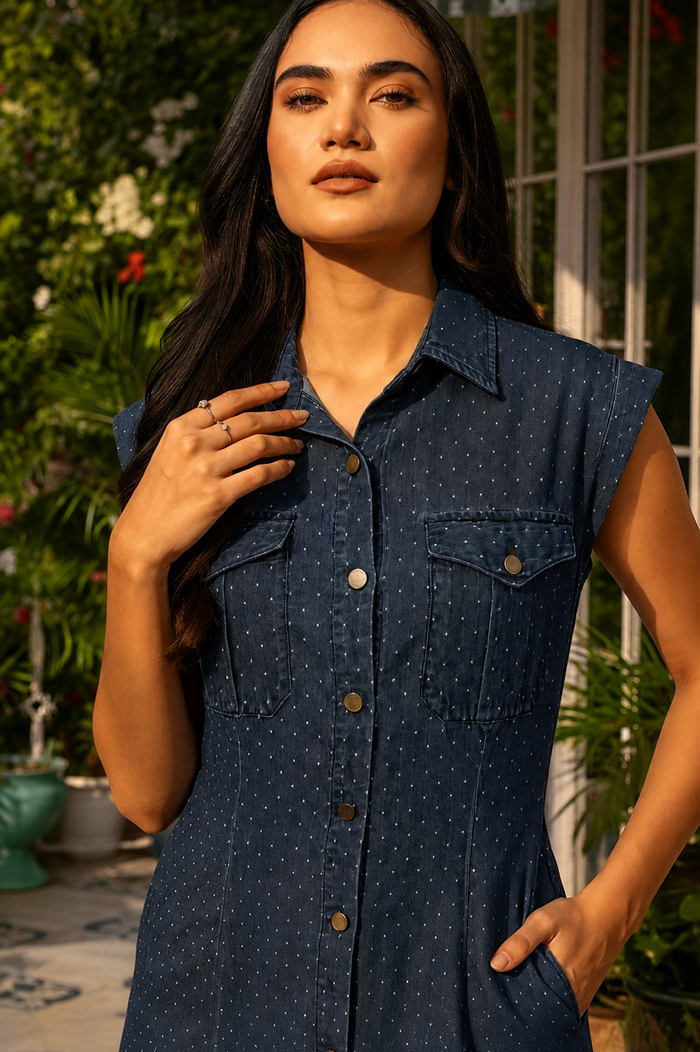 Dot Utility Dress