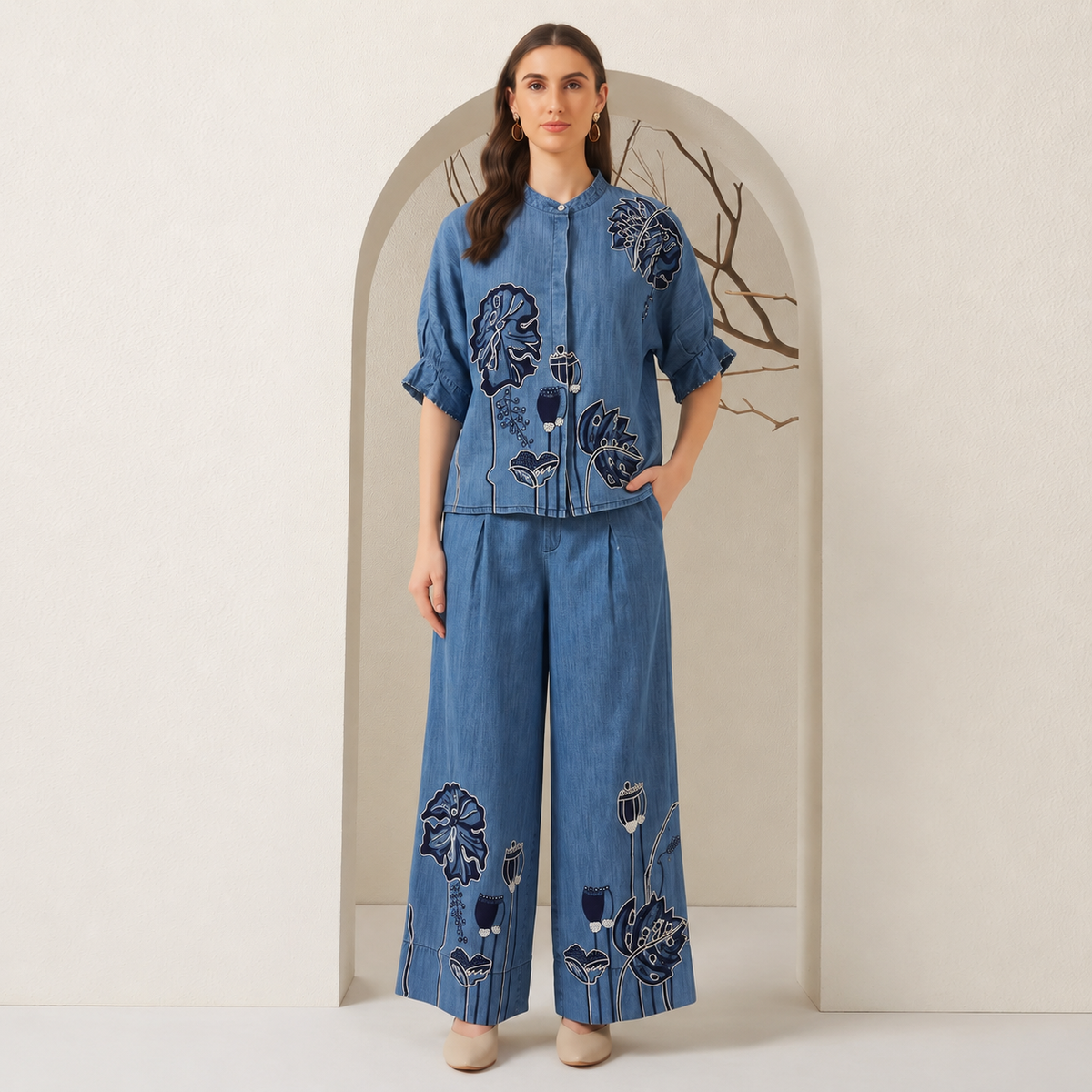 Scarlet Co-Ord Set myandmi