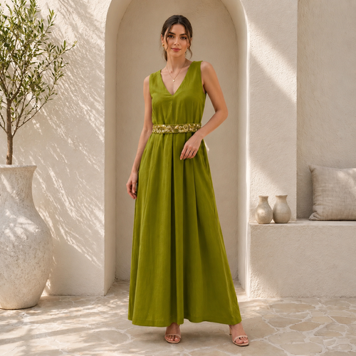 Fluid Maxi Dress Perfect Pear
