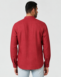 Breeze Slub Shirt in Red