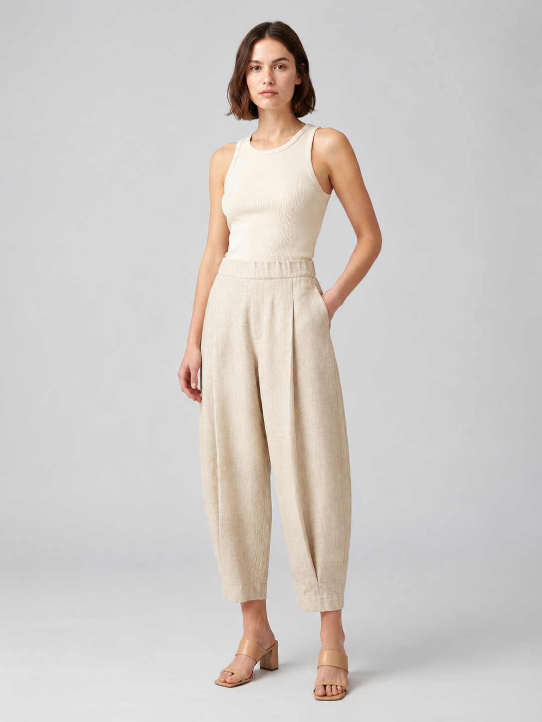 Vienna Pant In Beige