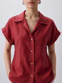 Clara Classic Shirt Lipstick Red