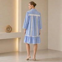 Riviers Shirt Dress in Lemon Yellow