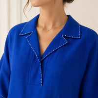 Camilla Top in Coral