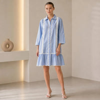 Riviers Shirt Dress in Lemon Yellow