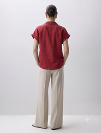 Clara Classic Shirt Lipstick Red