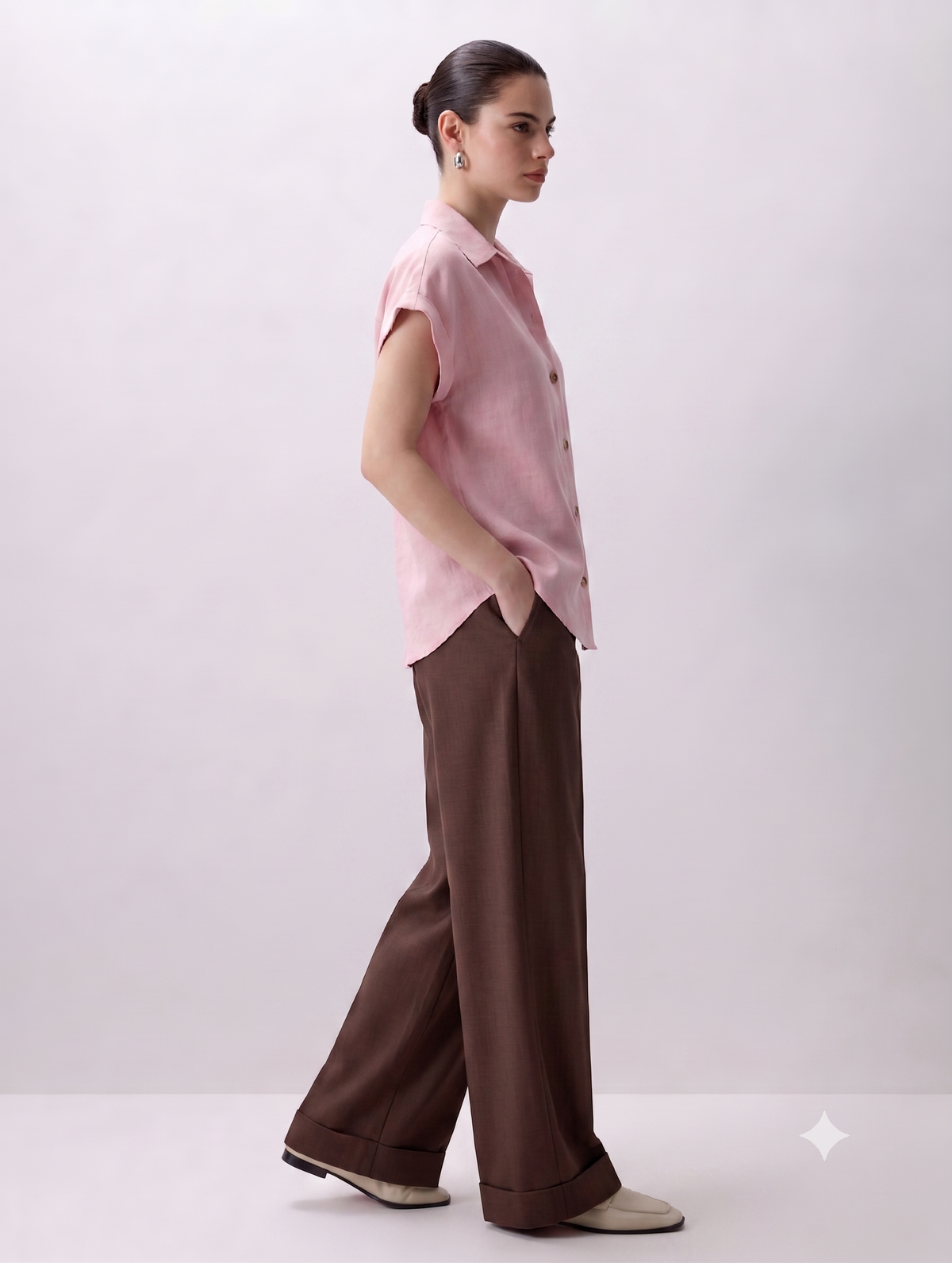 Clara Classic Shirt Lipstick Red