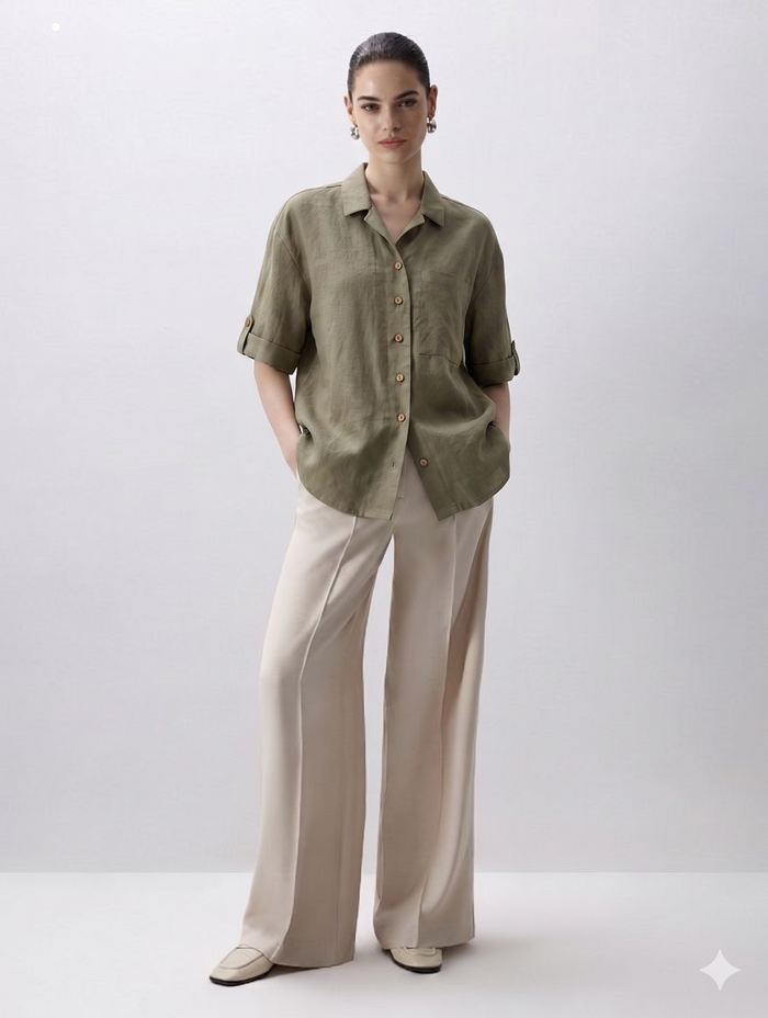 Salone Relaxed Shirt Aloe