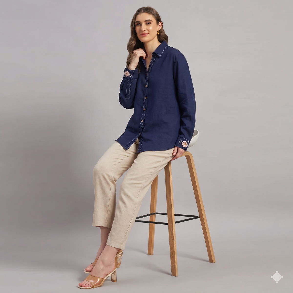 Drift Linen Shirt Beige