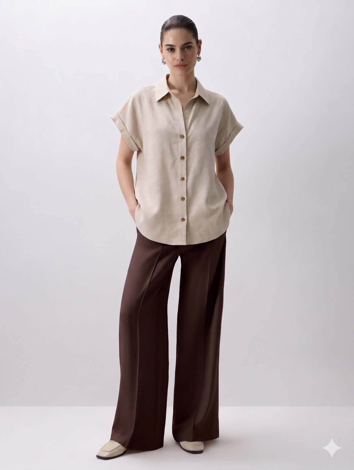 Clara Classic Shirt Lipstick Red