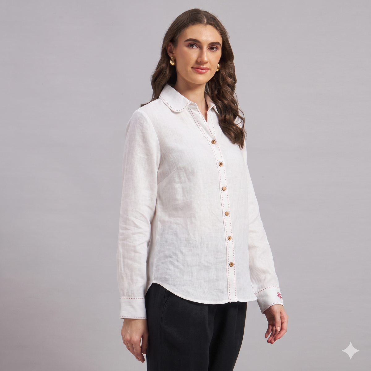 Drift Linen Shirt White