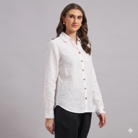 Drift Linen Shirt White