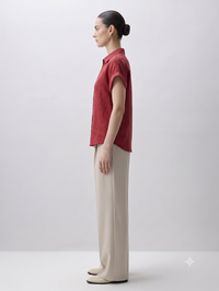 Clara Classic Shirt Lipstick Red