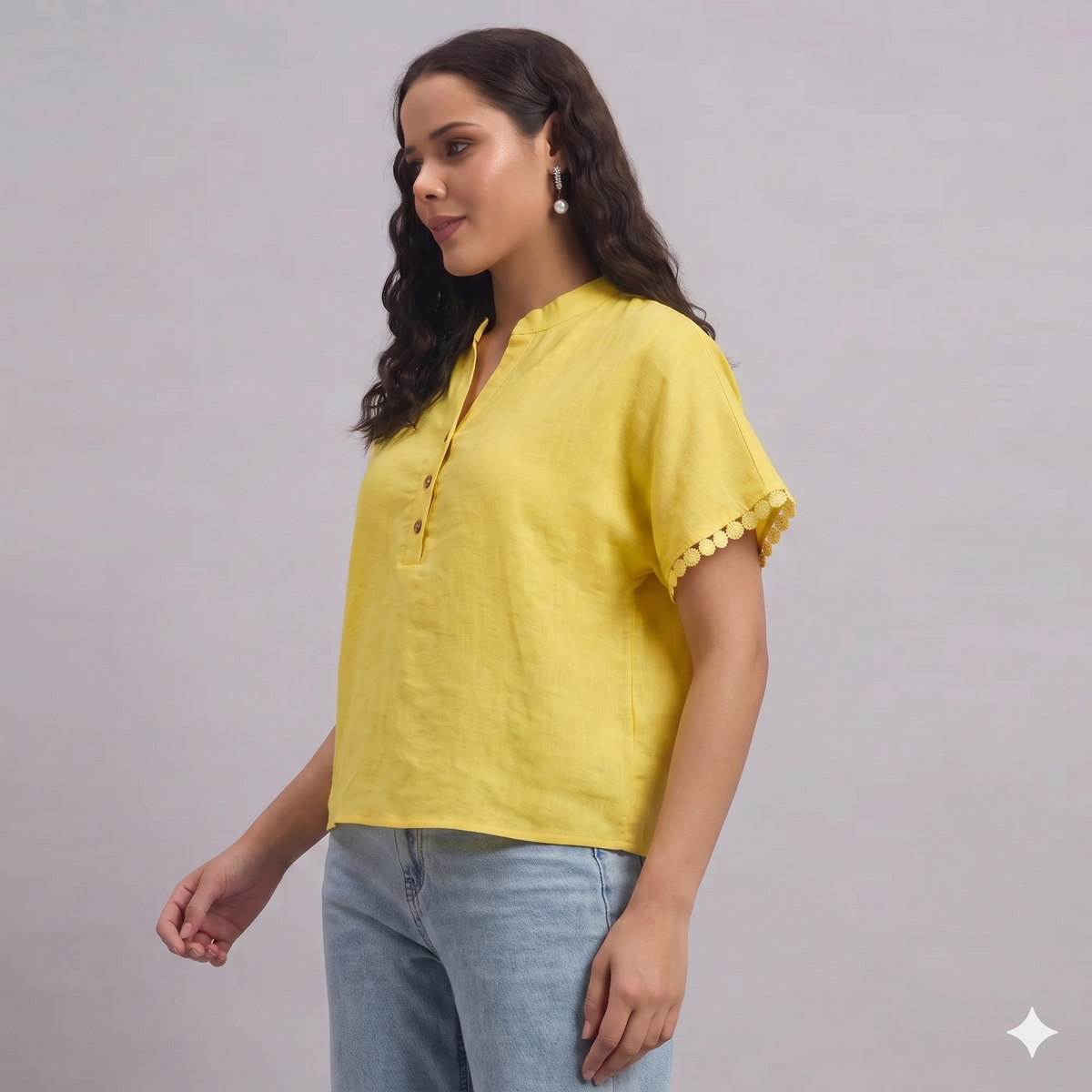 Evora Linen Blouse White