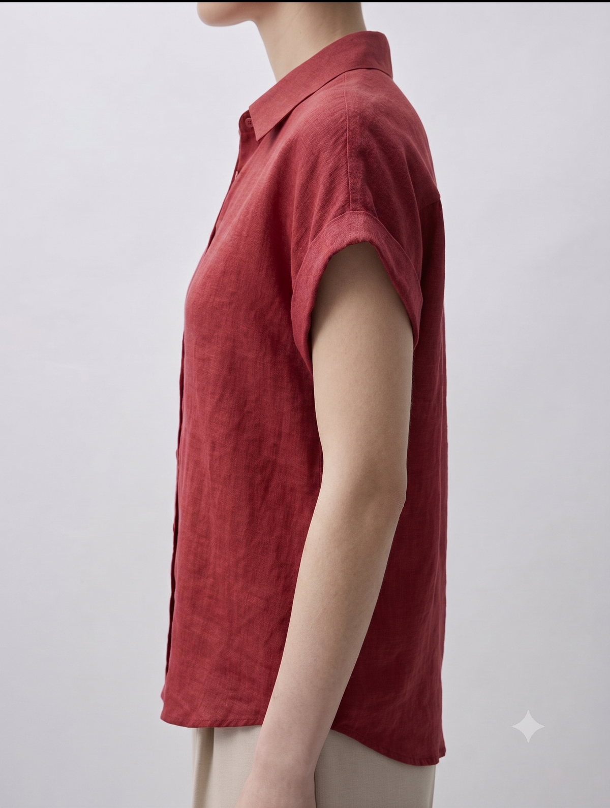 Clara Classic Shirt Lipstick Red