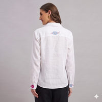 Drift Linen Shirt Navy