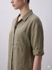Salone Relaxed Shirt In Arctic Purple