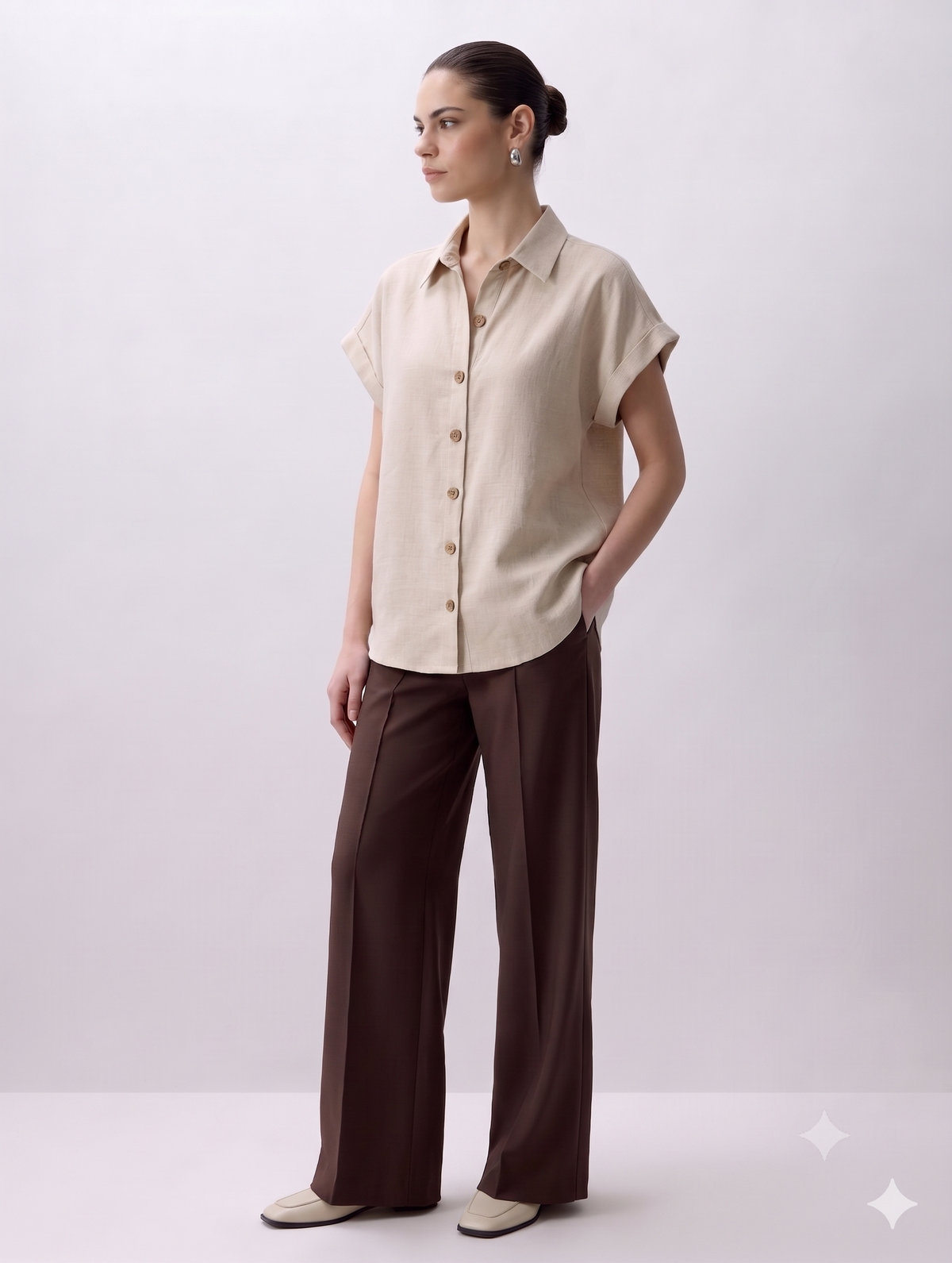 Clara Classic Shirt Lipstick Red