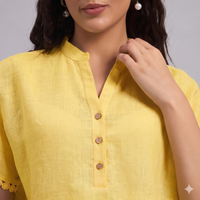 Evora Linen Blouse White