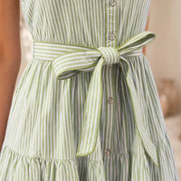 Celene Wave Dress In Powder Blue