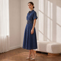 Joey Belted Shirt Dress