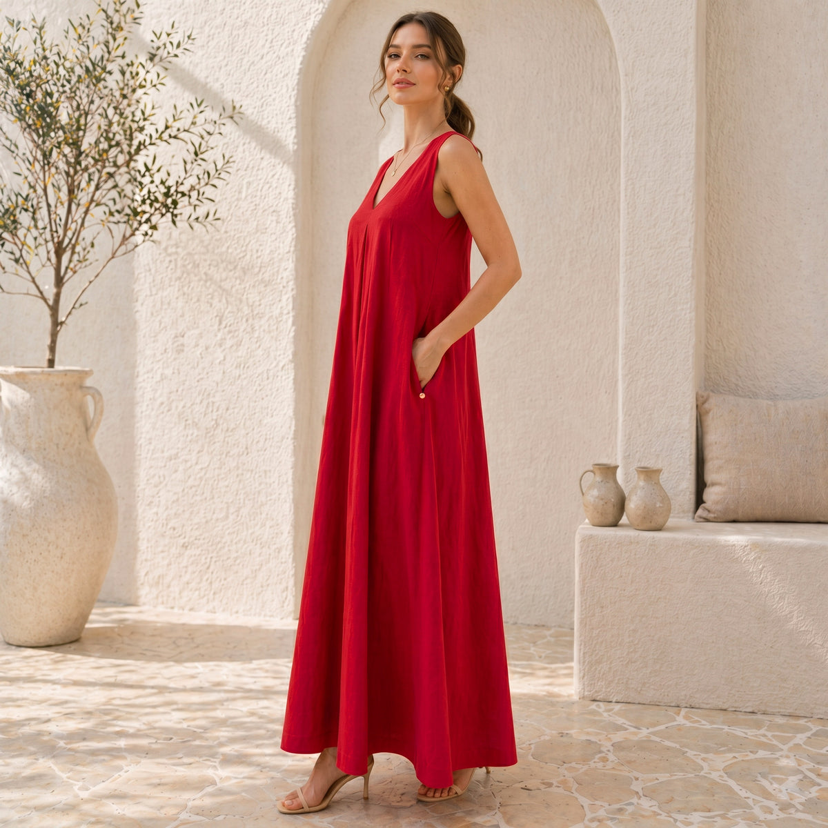 Fluid Maxi Dress