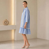Riviers Shirt Dress in Pink