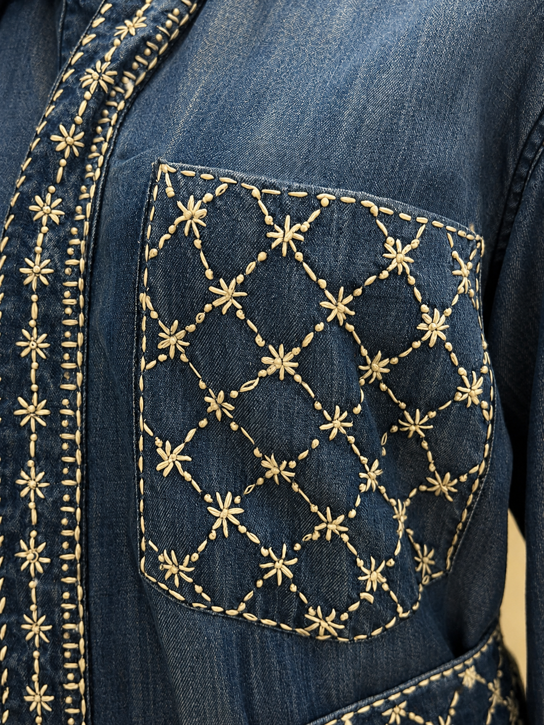 Cosmos Denim Dress