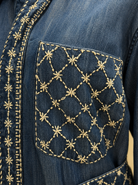 Cosmos Denim Dress