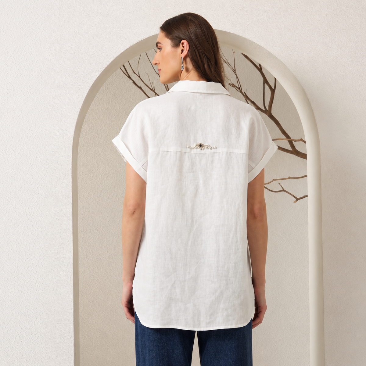 Eliza Shirt in Beige
