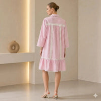 Riviers Shirt Dress in Pink