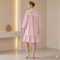 Riviers Shirt Dress in Lemon Yellow