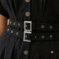 Joey Belted Linen Shirt Dress
