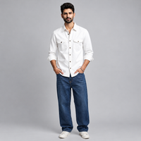 Ivory Denim Shirt