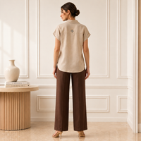 Eliza Shirt in Beige