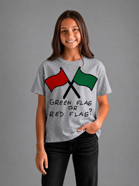 Flag Tee in Grey
