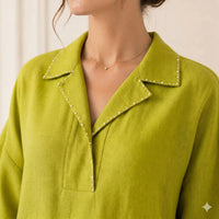 Camilla Top in Coral