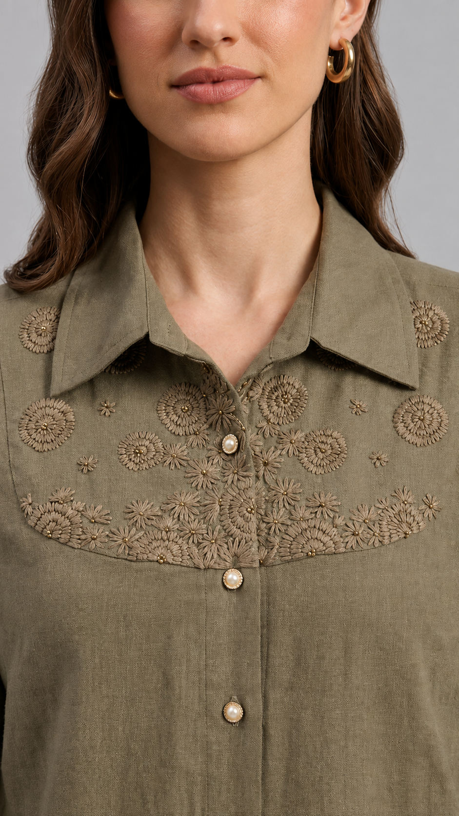 Alina Embroidery Shirt