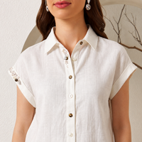 Eliza Shirt in Beige