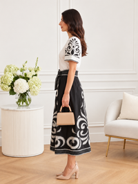 Salt and Pepper Skirt & Top