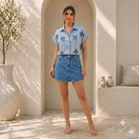Eliza Shirt in Beige