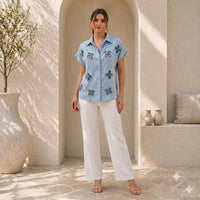 Eliza Shirt in Beige