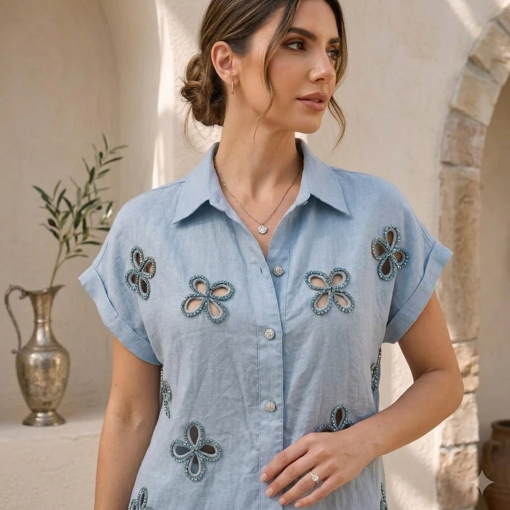 Eliza Shirt in Beige